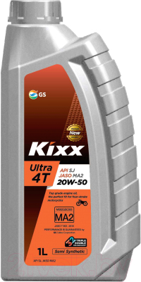 Масло KIXX 4T ULTRA 20W50 SJ/MA2  1л  п/синт.